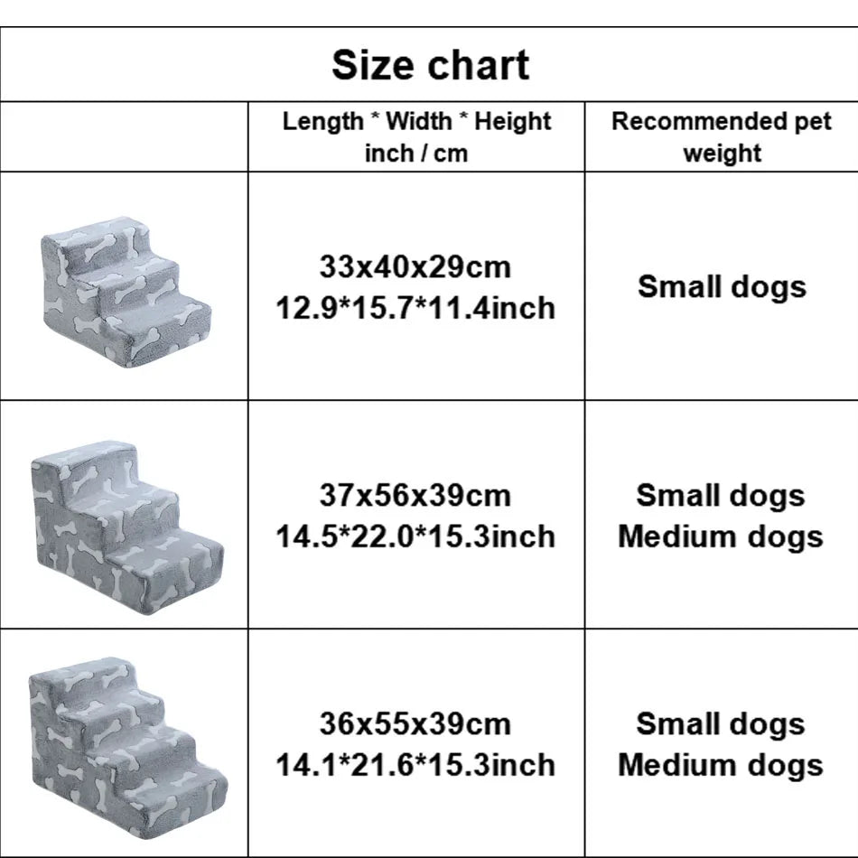 Bone Shape Pet Stairs