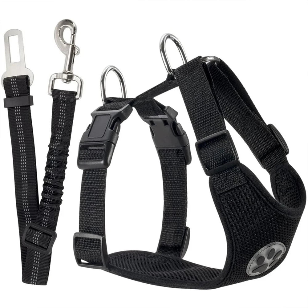 Dog Car Harness & Seatbelt