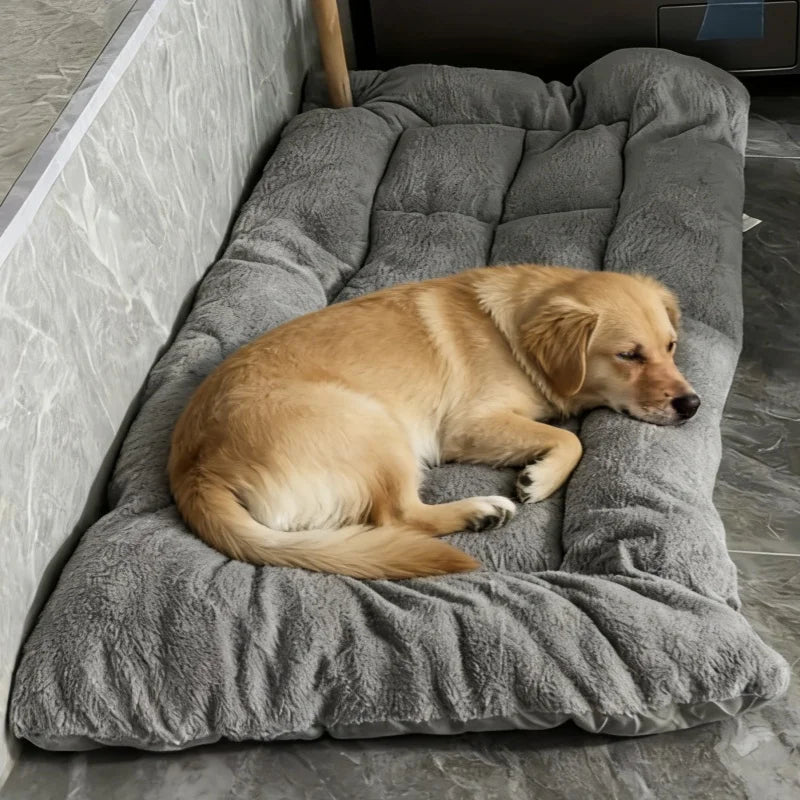 Extra Large Plush Dog Bed – Reversible Super Soft Thickened Pet Mat for Dogs and Cats