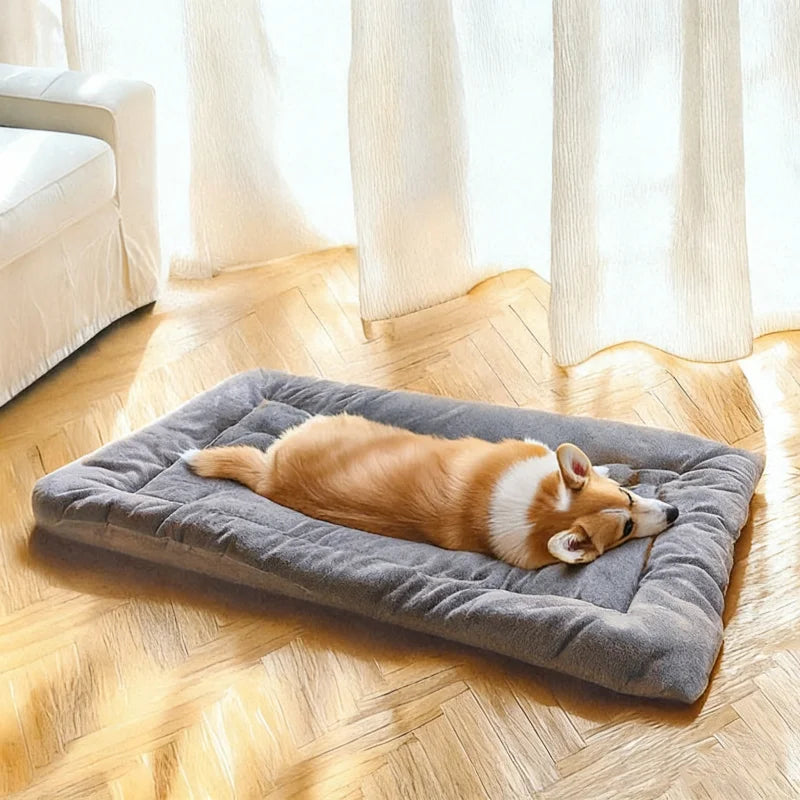 Extra Large Plush Dog Bed – Reversible Super Soft Thickened Pet Mat for Dogs and Cats