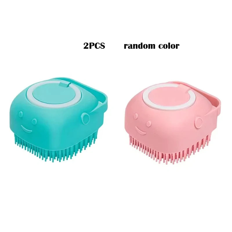 Shower Grooming Brush with Dispenser