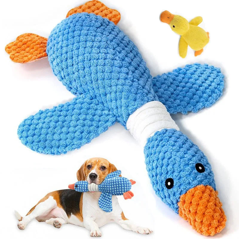 Plush Chew & Squeak Pet Toy
