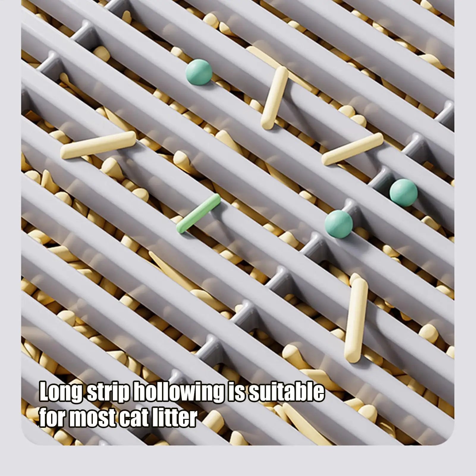 Elevated Cat Litter Trap Mat