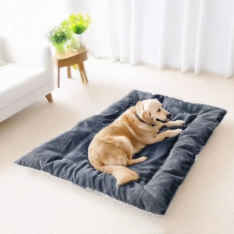 Extra Large Plush Dog Bed – Reversible Super Soft Thickened Pet Mat for Dogs and Cats