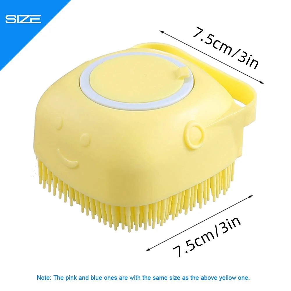 Shower Grooming Brush with Dispenser