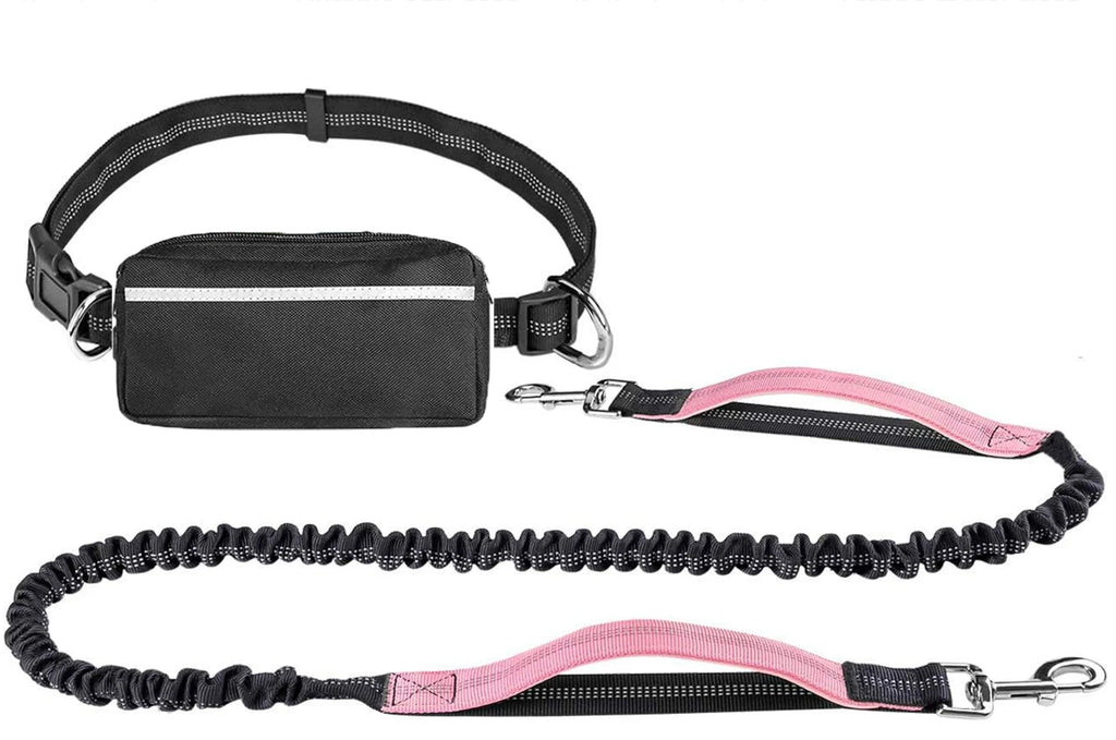 Walk Free: Hands-Free Dog Leash with Zipper Pouch