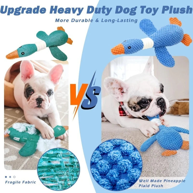 Plush Chew & Squeak Pet Toy