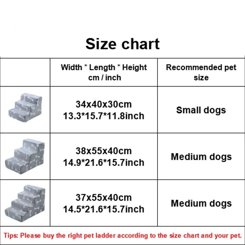 Bone Shape Pet Stairs