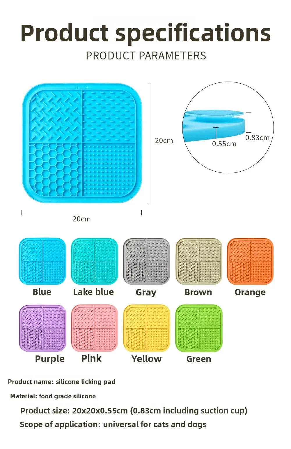 Suction Cup Lick Mat