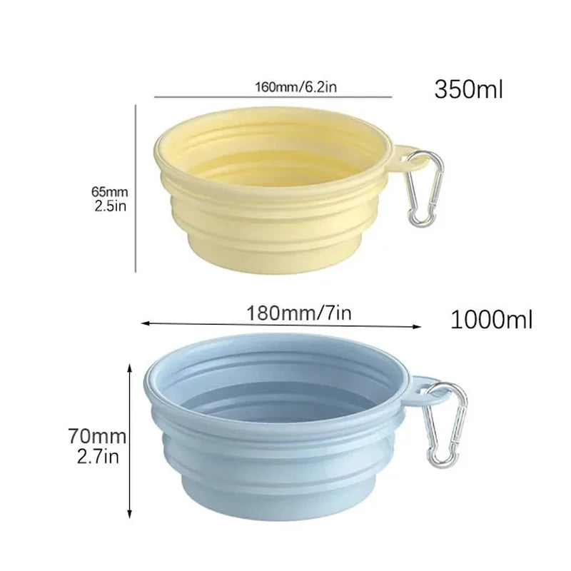 Collapsible Travel Dog Bowl