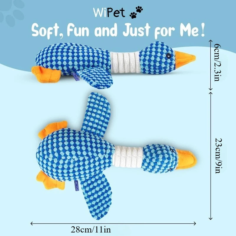 Plush Chew & Squeak Pet Toy
