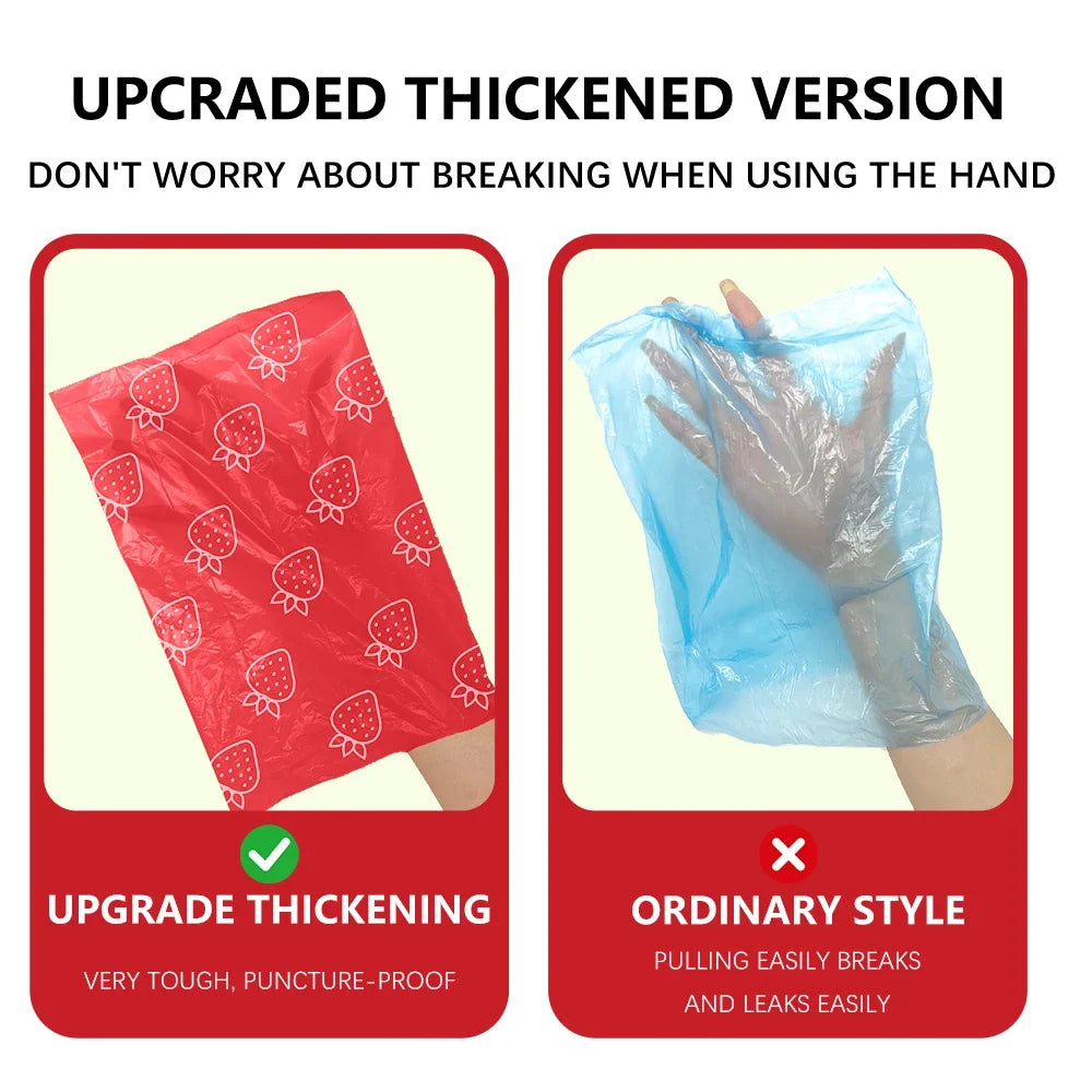 Dog Poop Bags with Dispenser – Thickened Leak-Resistant Waste Bags in Bulk Rolls
