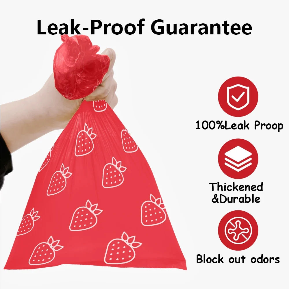 Dog Poop Bags with Dispenser – Thickened Leak-Resistant Waste Bags in Bulk Rolls