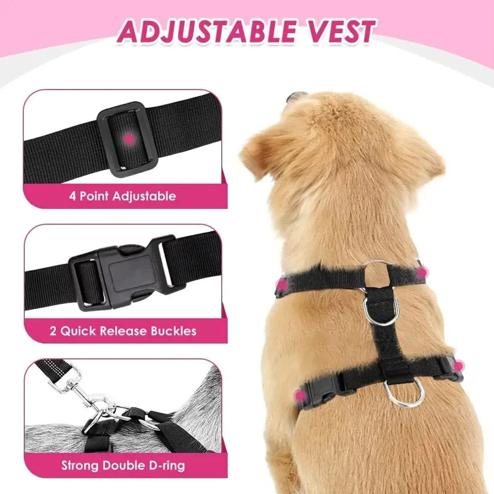 Dog Car Harness & Seatbelt